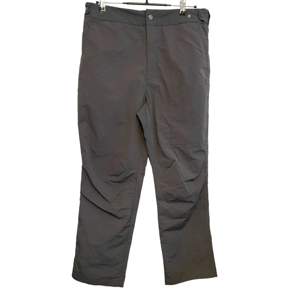NWT Dept. Anonym Nylon Tech Performance Pants Men Size Large Gray‎ Outdoor Ankle